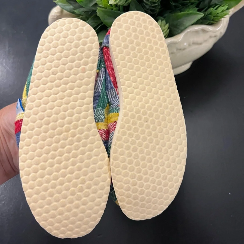Mini Paez Colorful Red Blue Green Yellow Slip On Argentina‎ Shoes Baby Sz 6.5